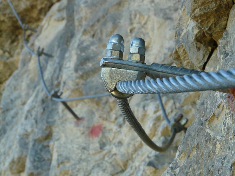 Via Ferrata climbing route in Loen