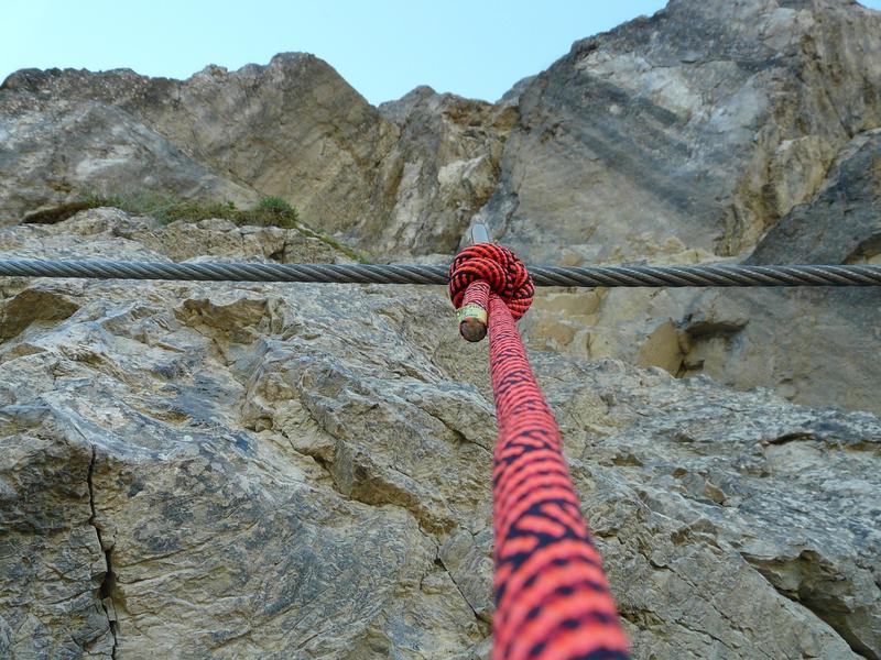 Via Ferrata climbing route in Loen