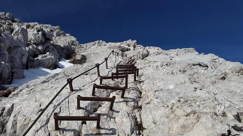 Via Ferrata climbing route in Loen