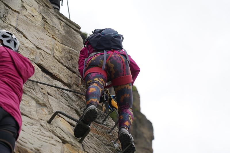 Via Ferrata climbing route in Loen