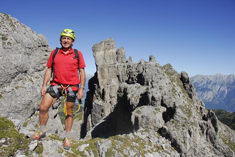 Via Ferrata climbing route in Loen