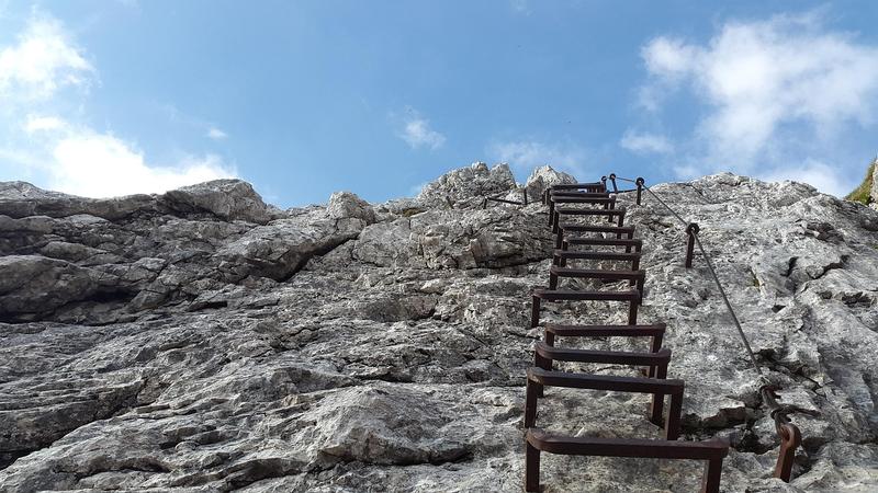 Via Ferrata climbing route in Loen
