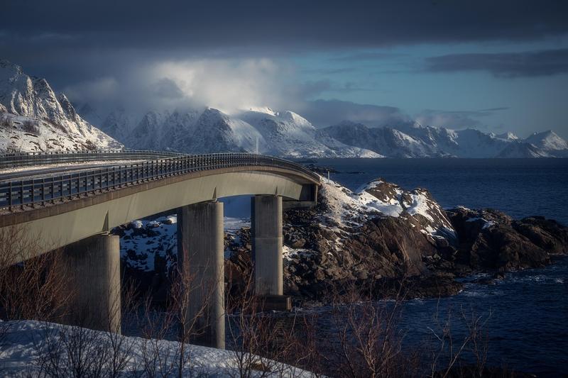 Storseisundet bridge on Atlantic road