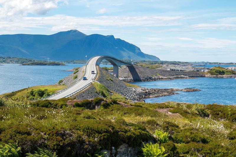 Storseisundet bridge on Atlantic road