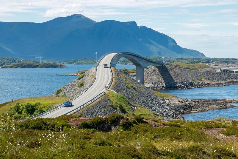 Storseisundet bridge on Atlantic road