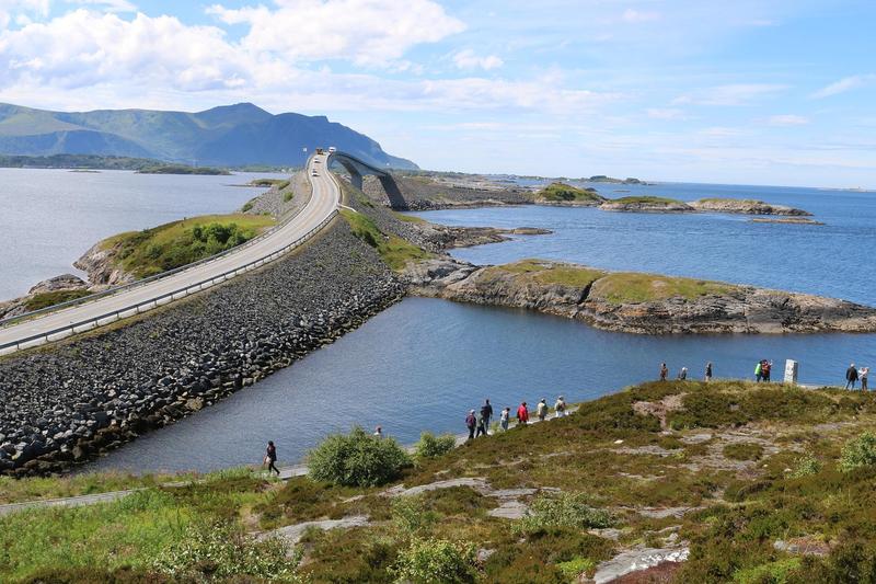 Storseisundet bridge on Atlantic road