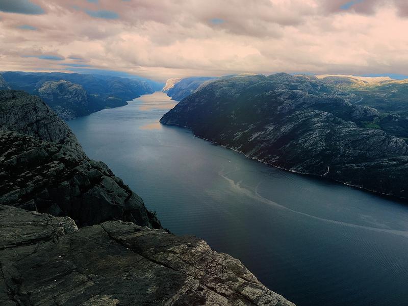 Preikestolen cliff