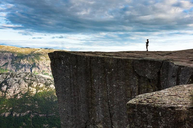 Preikestolen cliff