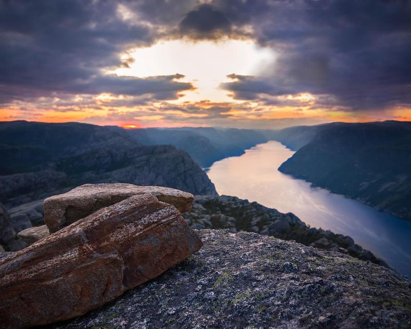 Preikestolen cliff
