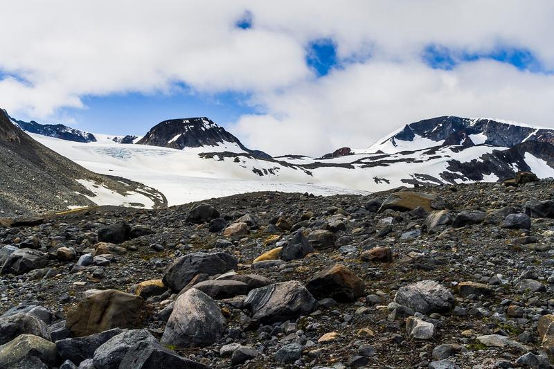 Glacier view from Kjenndalstova