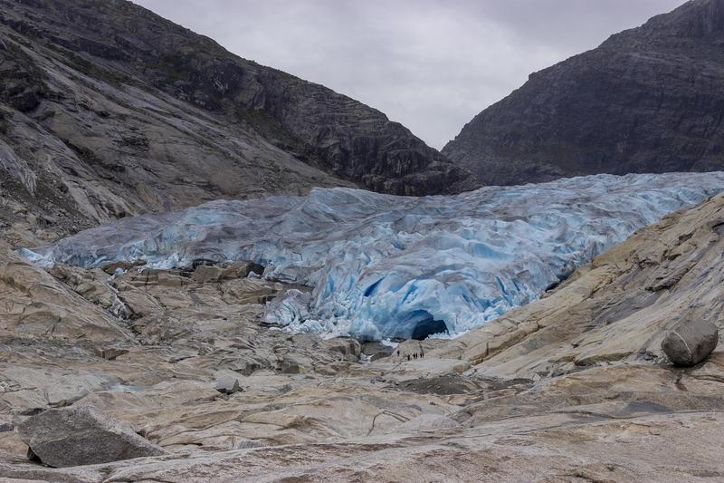Glacier view from Kjenndalstova