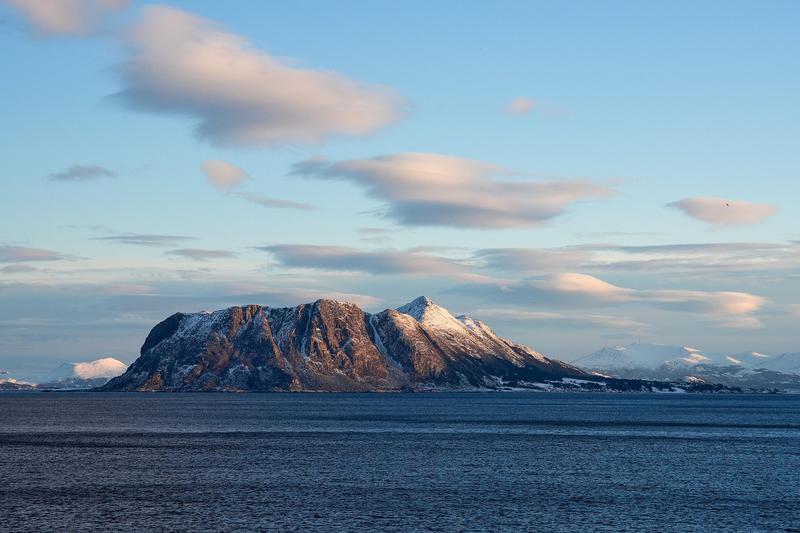 Runde island with puffins