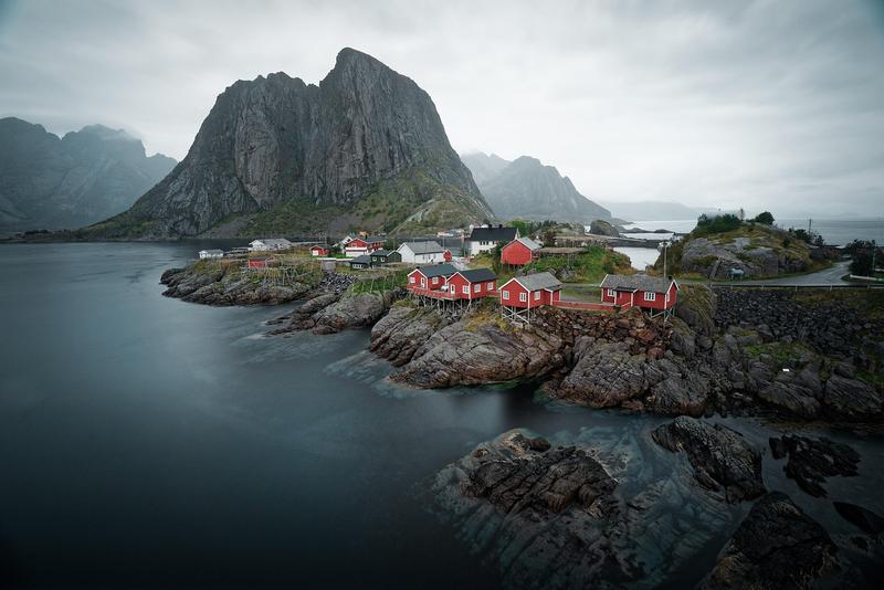 Runde island with puffins