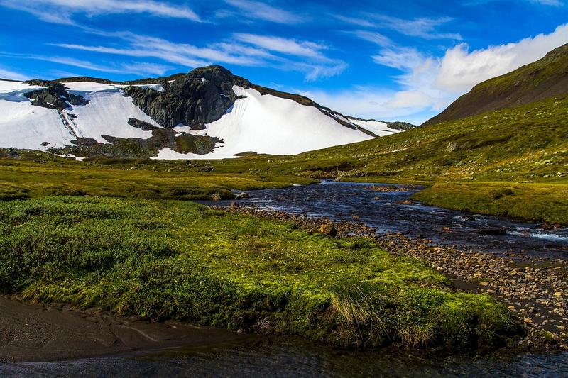 Mountain landscape near Grotli