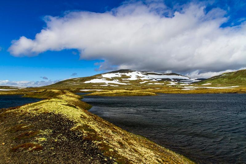 Mountain landscape near Grotli