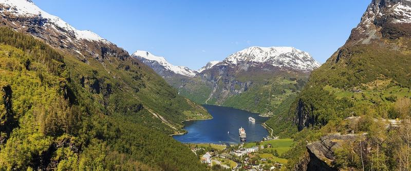 Eagle road in Geiranger