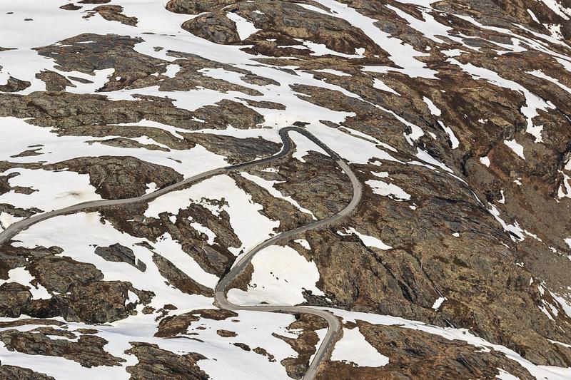 Eagle road in Geiranger