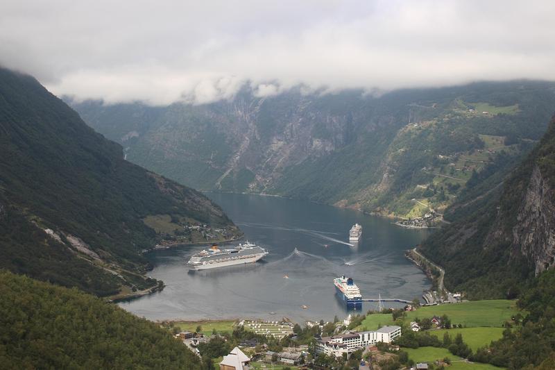 Eagle road in Geiranger