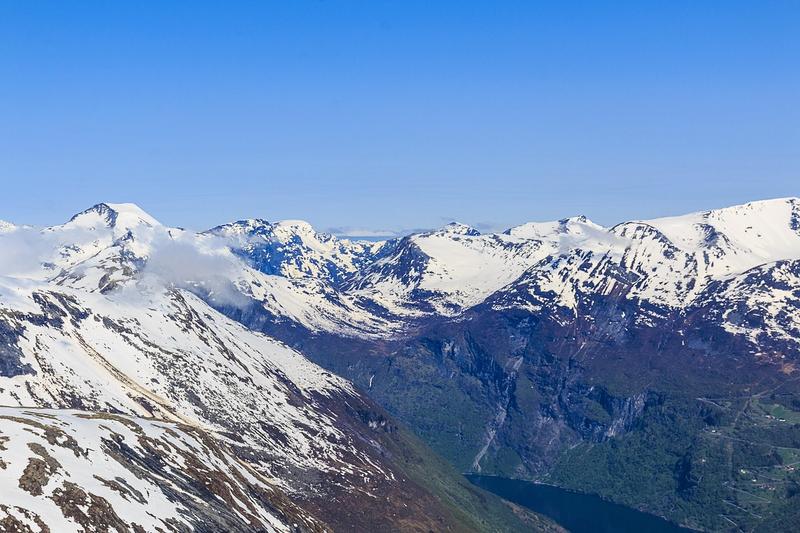 Eagle road in Geiranger