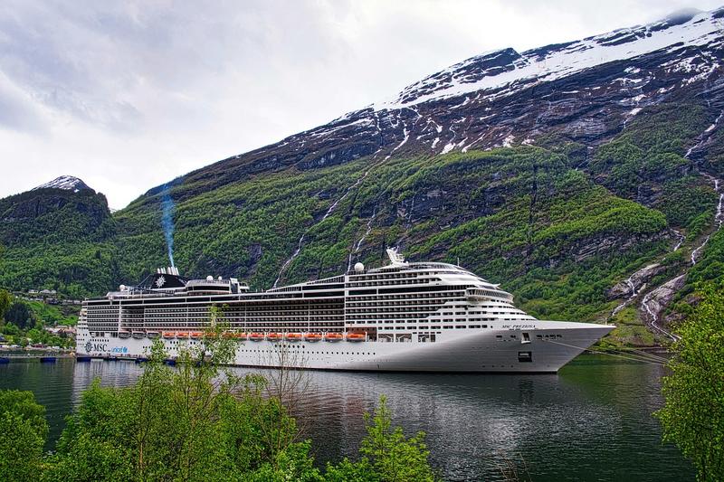 Eagle road in Geiranger