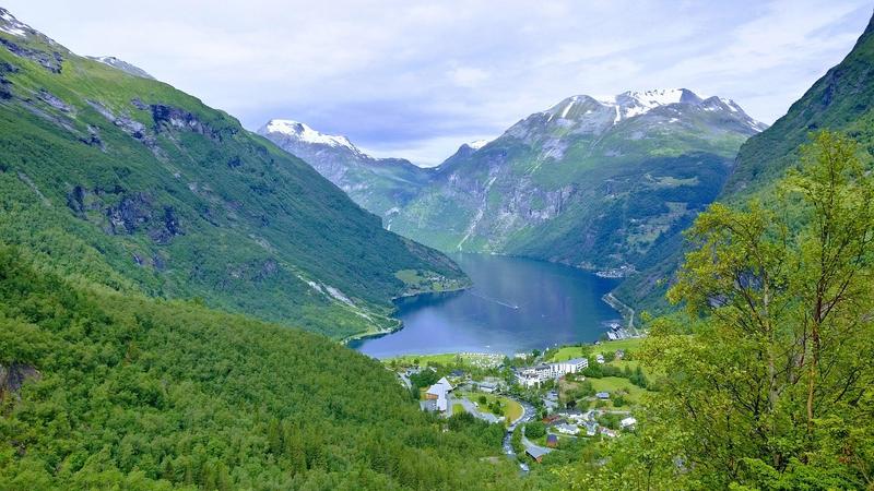Eagle road in Geiranger