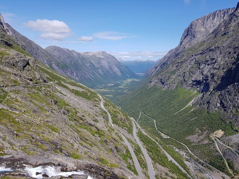 Trollstigen serpentine road