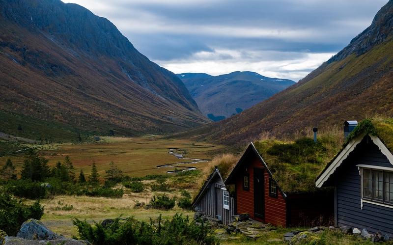 Norangsdalen valley with submerged village