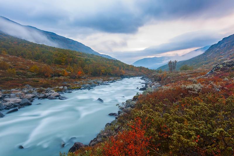Norangsdalen valley with submerged village